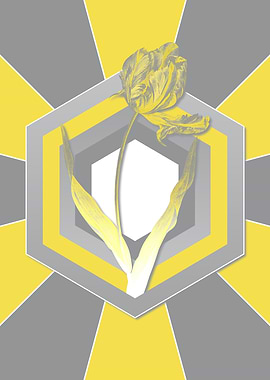 Illuminating Tulip Poster