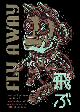 Fly away Funky Alien Skate