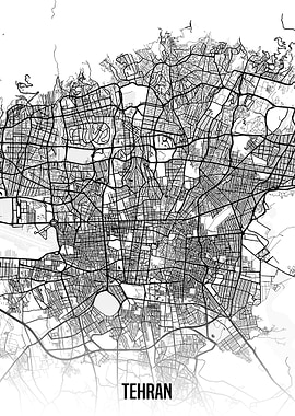 Tehran map