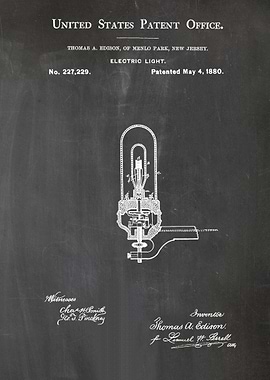 30 Electric Light Patent