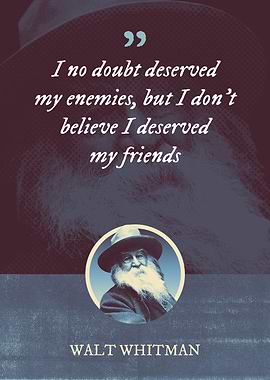 I no doubt deserved my