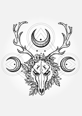 Spiritual Taxidermy Deer