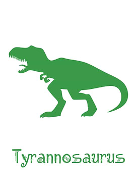 tyrannosaur rex silhouette