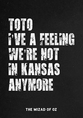 we are not in kansas