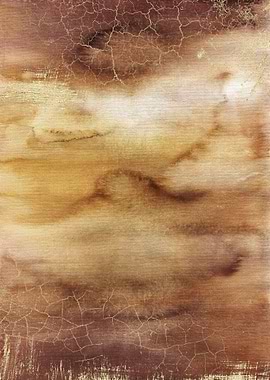 Ocher Gold Abstract 03
