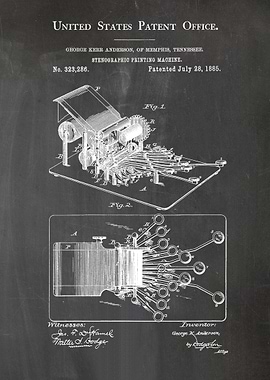 21 Stenographic Machine P