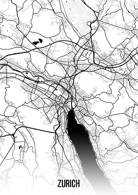 Zurich map