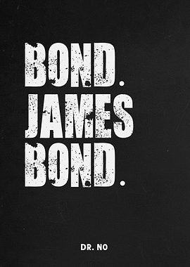 Bond James Bond Dr No