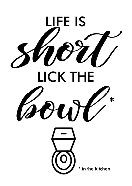 LIFE IS SHORT Funny White