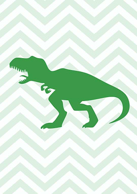 tyrannosaur rex minimalist