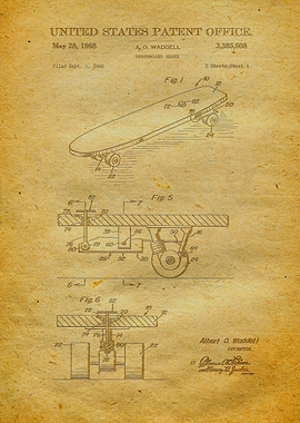 80 Vintage Skateboard Bre