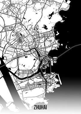 Zhuhai map