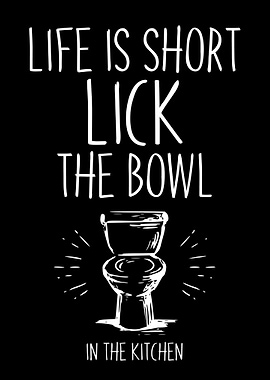 LIFE IS SHORT Funny Black