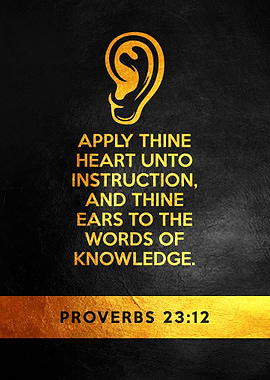 Proverbs 23 12