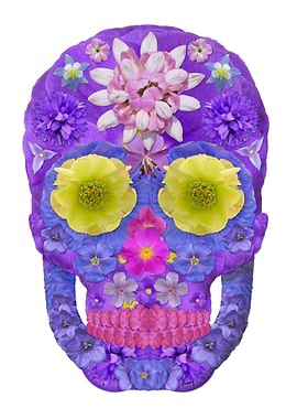 Flower Skull 5
