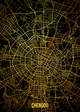 Chengdu gold map