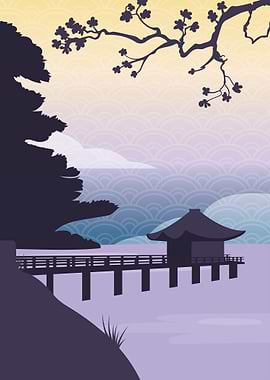 A Temple on the Lake