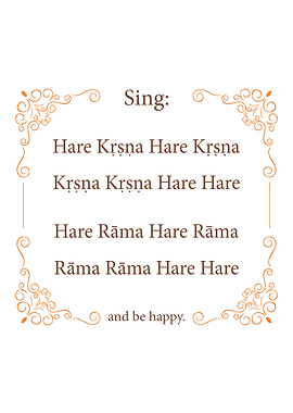 Hare Krishna Movement Mant