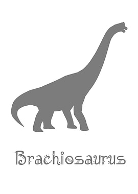Brachiosaurus silhouette