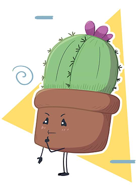 Thinker Cute Little Cactus