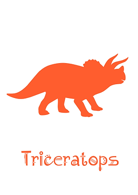 Triceratops silhouette