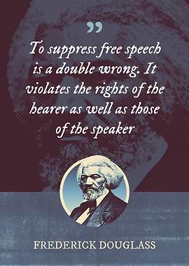 To suppress free speech is