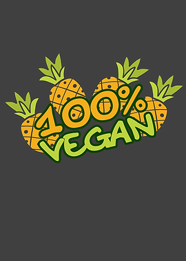 100 vegan pineapple