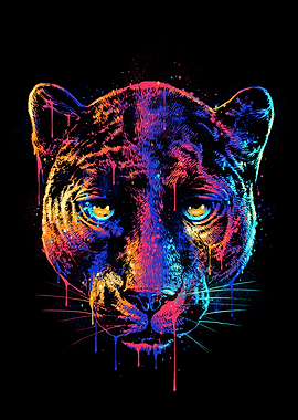 Colorful Panther