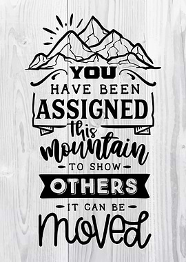 You have been assigned thi