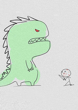 cute monster illustration