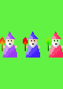 Wizard Kids in Grass