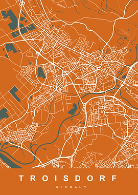 Troisdorf Map Germany