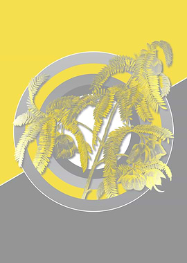 Ultimate Gray Retro Flower