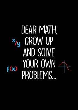 Dear Math Solve Your Own