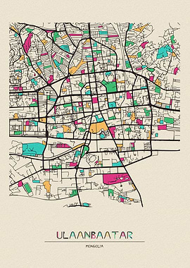 Ulaanbaatar Map