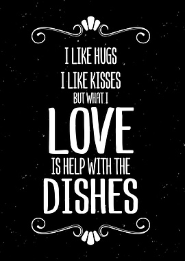 Love Dishes Wall Art