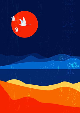 minimalist landscape