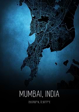 Mumbai City Street Map