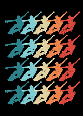 Skateboarding Retro Skater