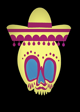 Mexico Cinco de Mayo Skull