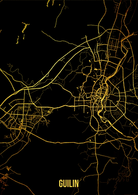Guilin gold map