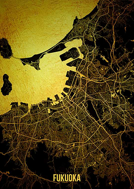 Fukuoka gold map