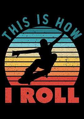 Skateboarding Funny Skater