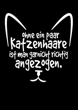Ein Paar Katzenhaare