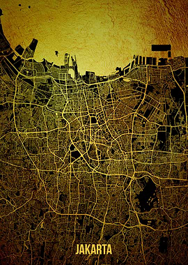 Jakarta gold map