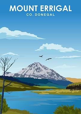 Mount Errigal Travel Print