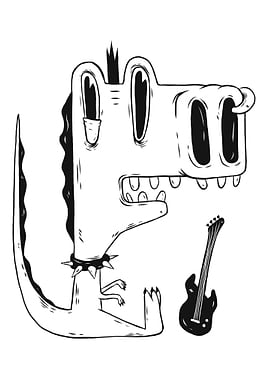 Rockn Roll Trex gift