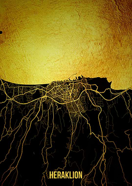Heraklion gold map