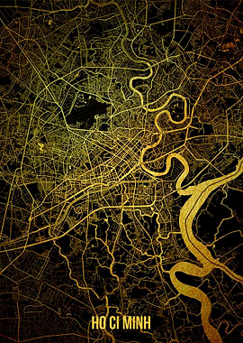 Ho Ci Minh gold map