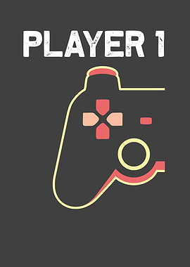 Player 1 Video Gamer